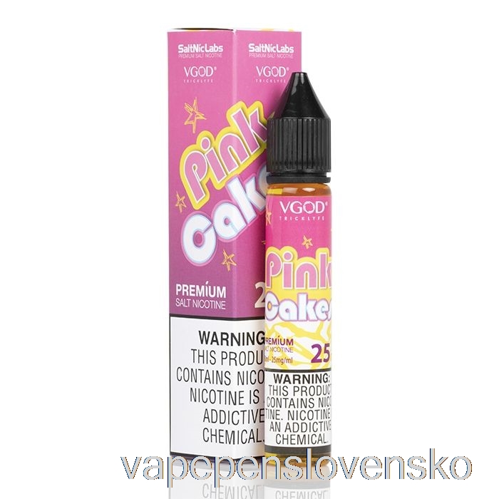 Ružové Koláčiky - Vgod Saltnic - 30ml 25mg Vape Pero